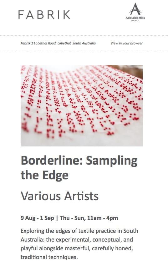 Invited Artist Fabrik SALA 2019 “Borderline Sampling the Edge”