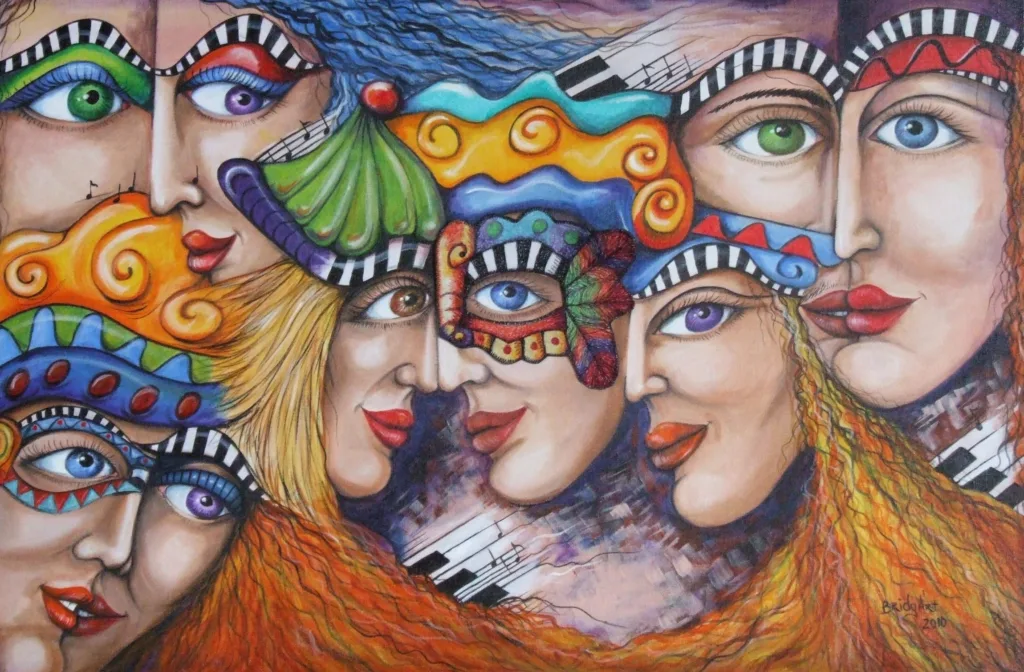 1 Eye catching_Bridgart_ 92x61cm_acrylic on linen Cheryl Bridgart