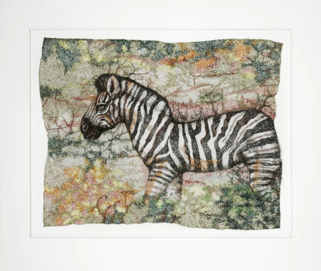 10 Lets Be Different 68x80cm Embroidery Cheryl Bridgart