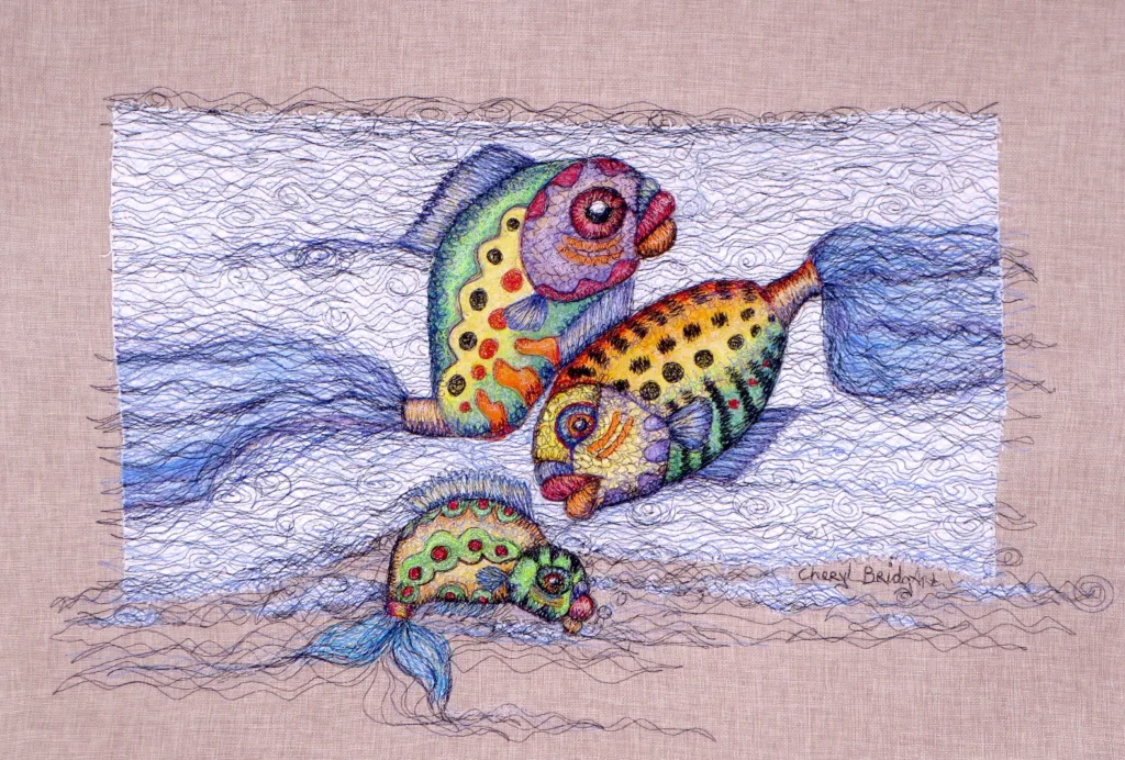 11 Wet 'n'Wild 61X71cm Embroidery Cheryl Bridgart