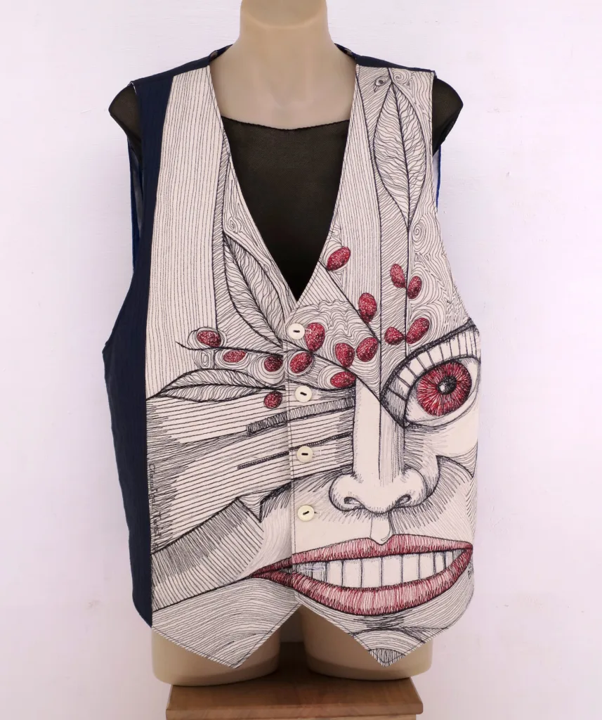 14 Classical Twist Waistcoat Cheryl Bridgart