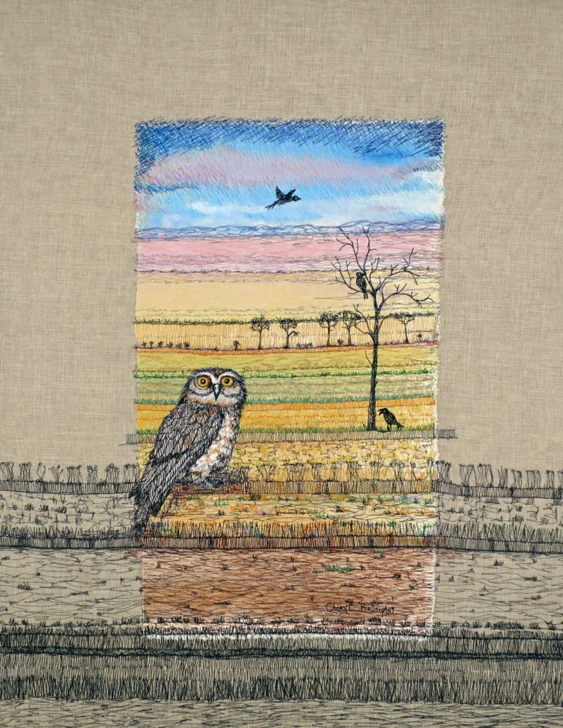 14 Prince of the Night 84x66cm Embroidery Cheryl Bridgart