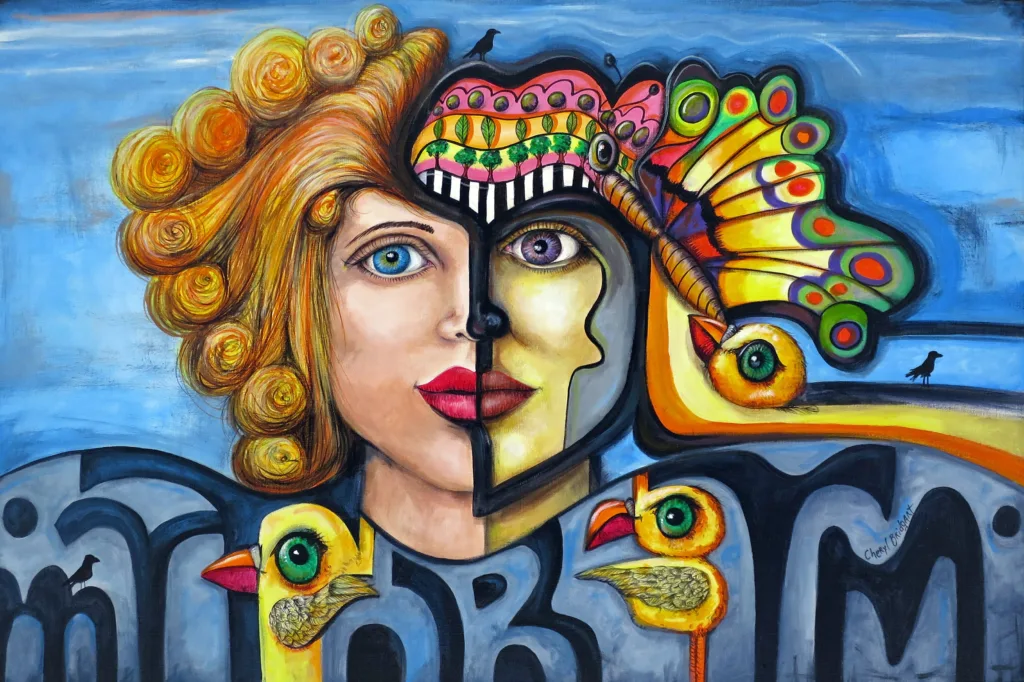 15 Playful Energy 91x62 Cheryl Bridgart