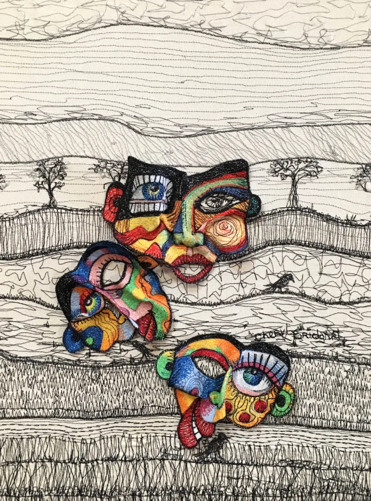 17 Refresh Renew 46x36x5cm Embroidery Cheryl Bridgart