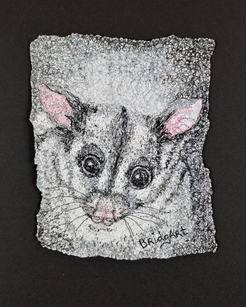 23 Pure Mischief 14x18cm Embroidery Cheryl Bridgart