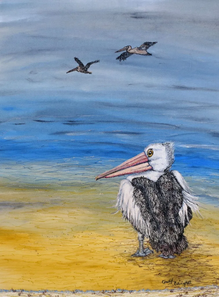 29 Ngari 61 x 46 cm mixed media Cheryl Bridgart
