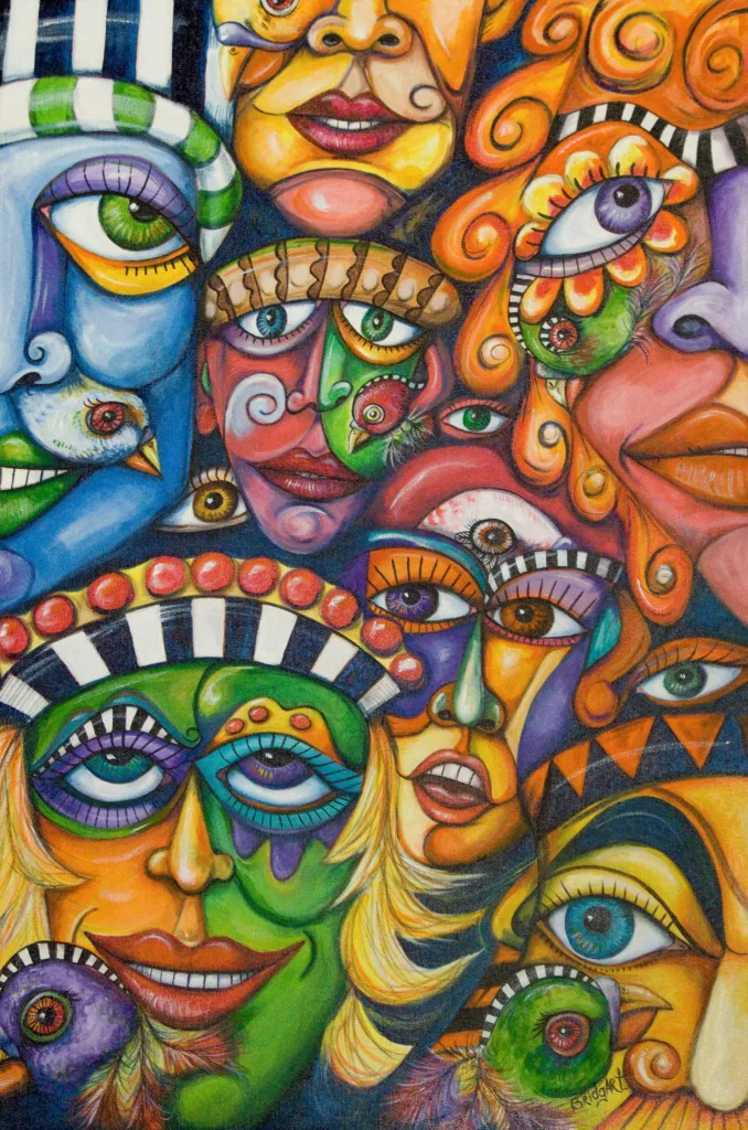 3 Eyes Masks and Dreams Cheryl Bridgart