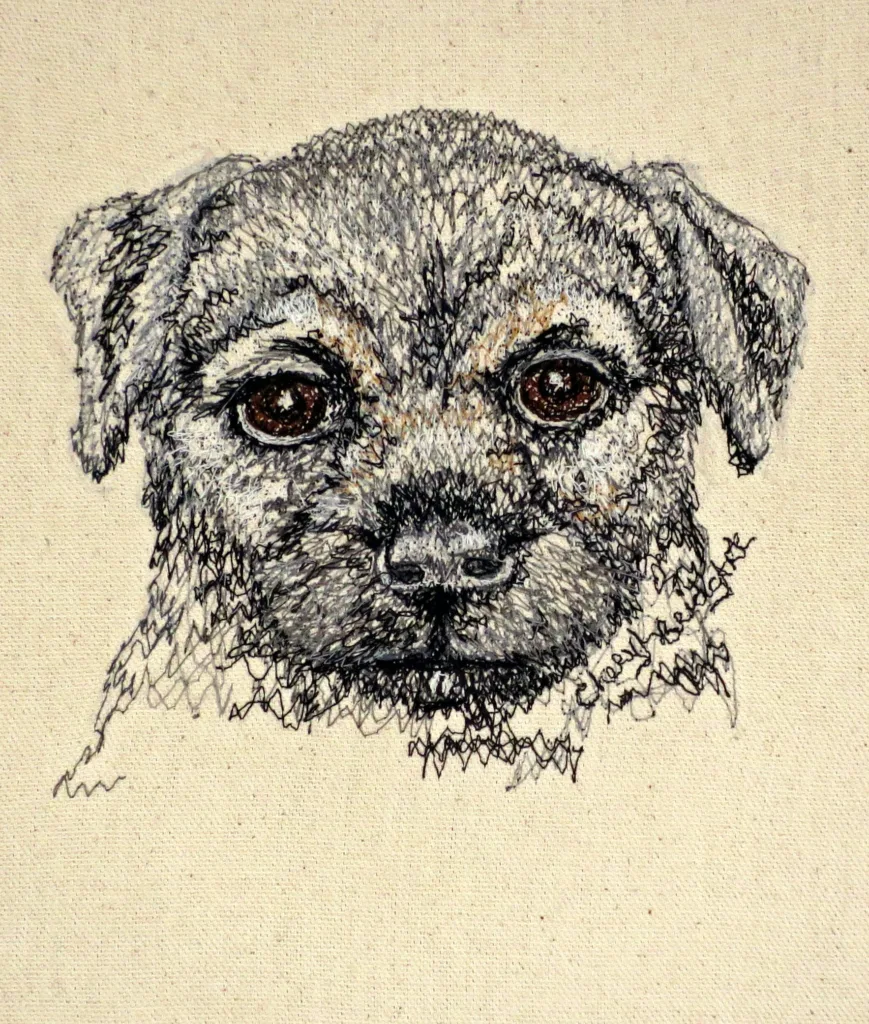 32 Mojo 30x27cm Embroidery Cheryl Bridgart