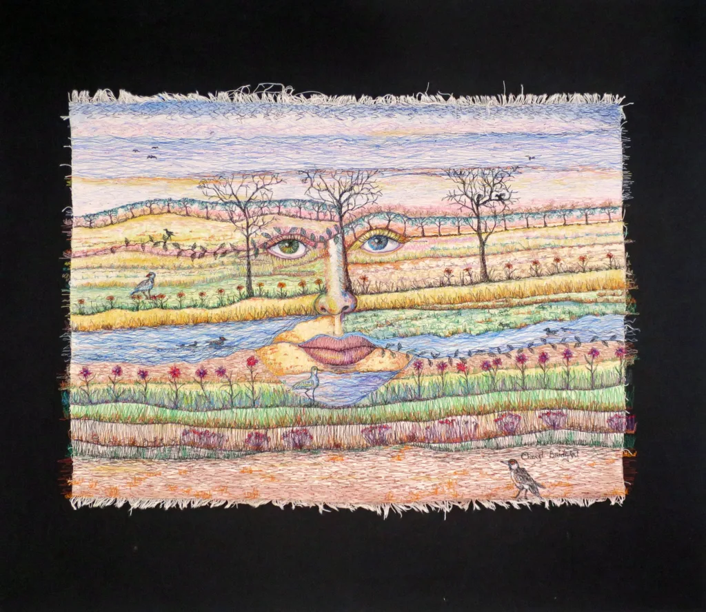 33 Beautiful by Nature 37x38cm Embroidery Cheryl Bridgart