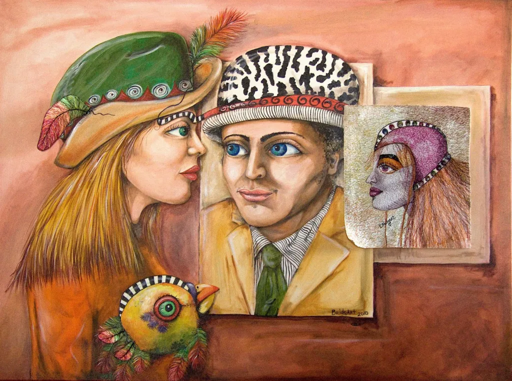 34 The Art Show acrylic_92x122cm Cheryl Bridgart