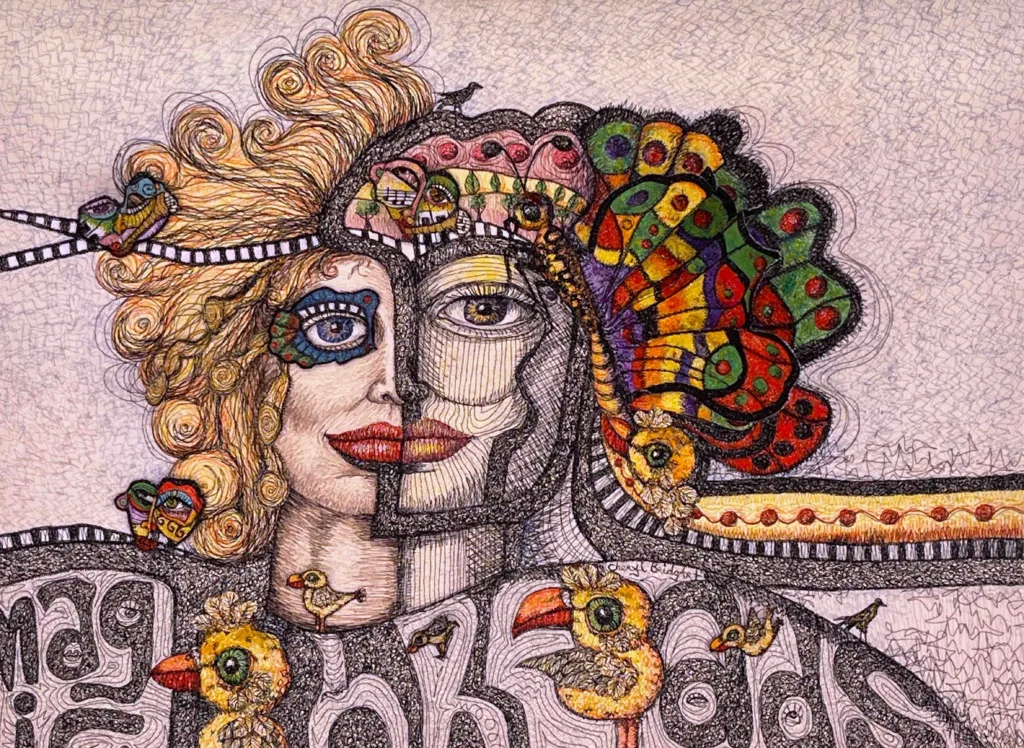 4 Magic Threads 60x81cm Embroidery & 3-D Cheryl Bridgart