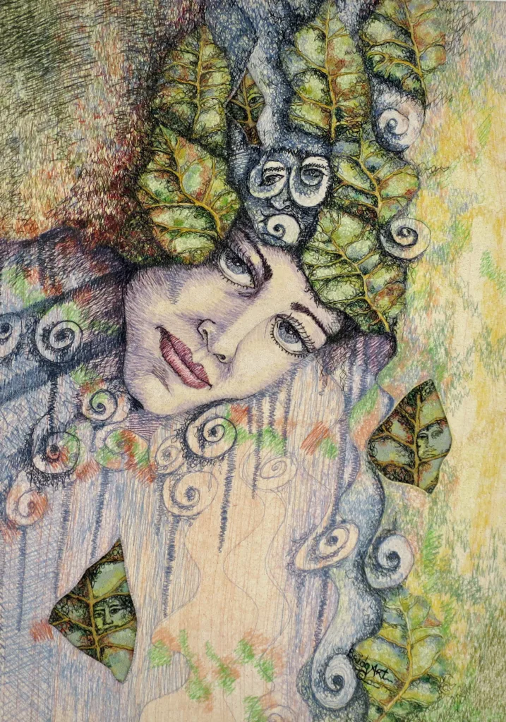 54 Autumn Dreams 2 70x60cm Embroidery Cheryl Bridgart