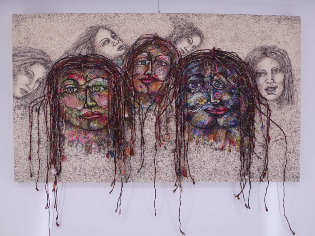5Twisted K-not 72x122cm Embroidery Cheryl BridgartJPG
