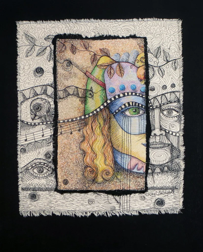 60 Seductive Spell 71x61cm Embroidery Cheryl Bridgart
